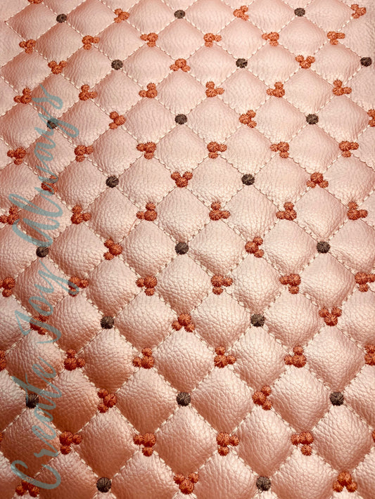 Mouse Head Dot Quilt Design