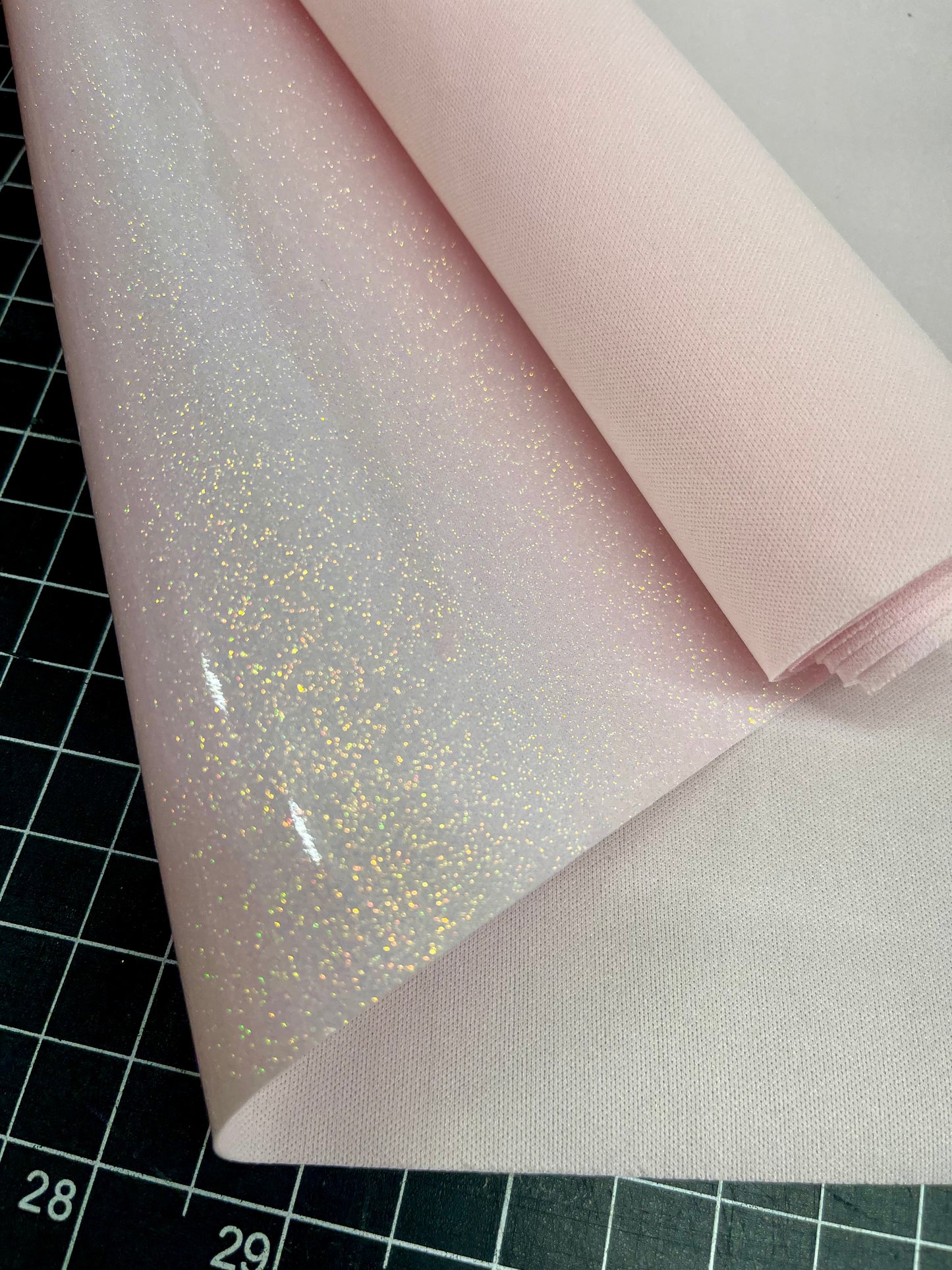 Translucent Glitter with Matching Backing - 12" Roll