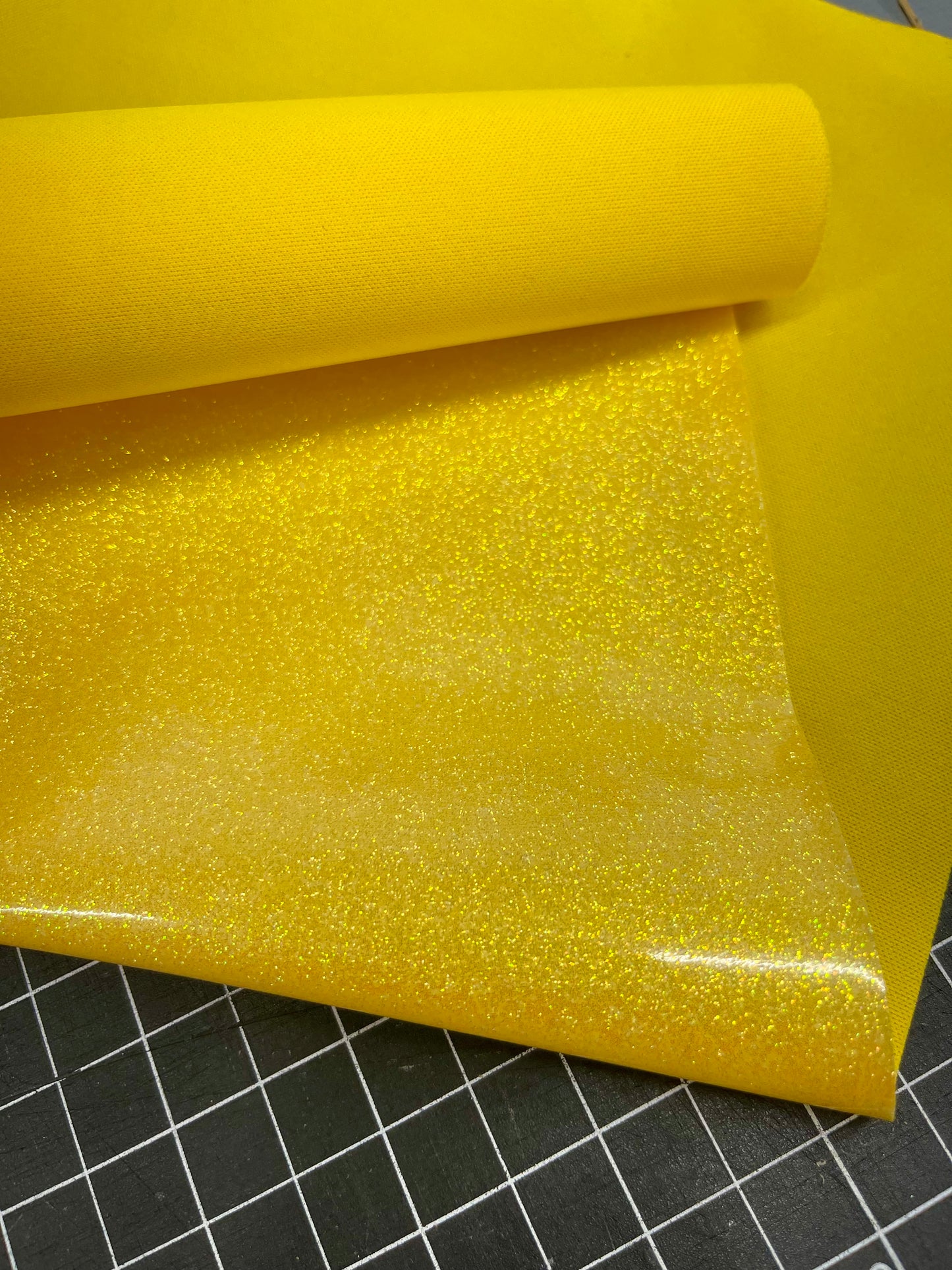 Translucent Glitter with Matching Backing - 12" Roll