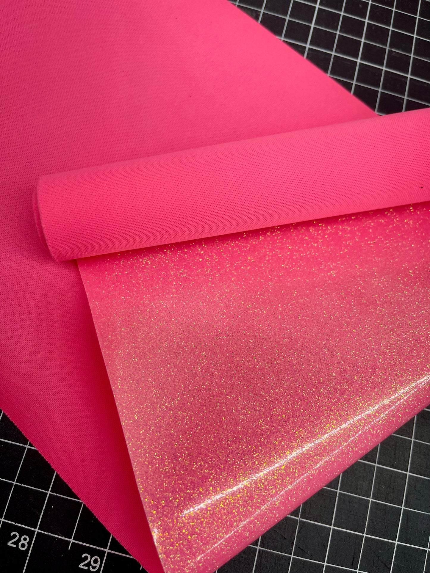 Translucent Glitter with Matching Backing - 12" Roll