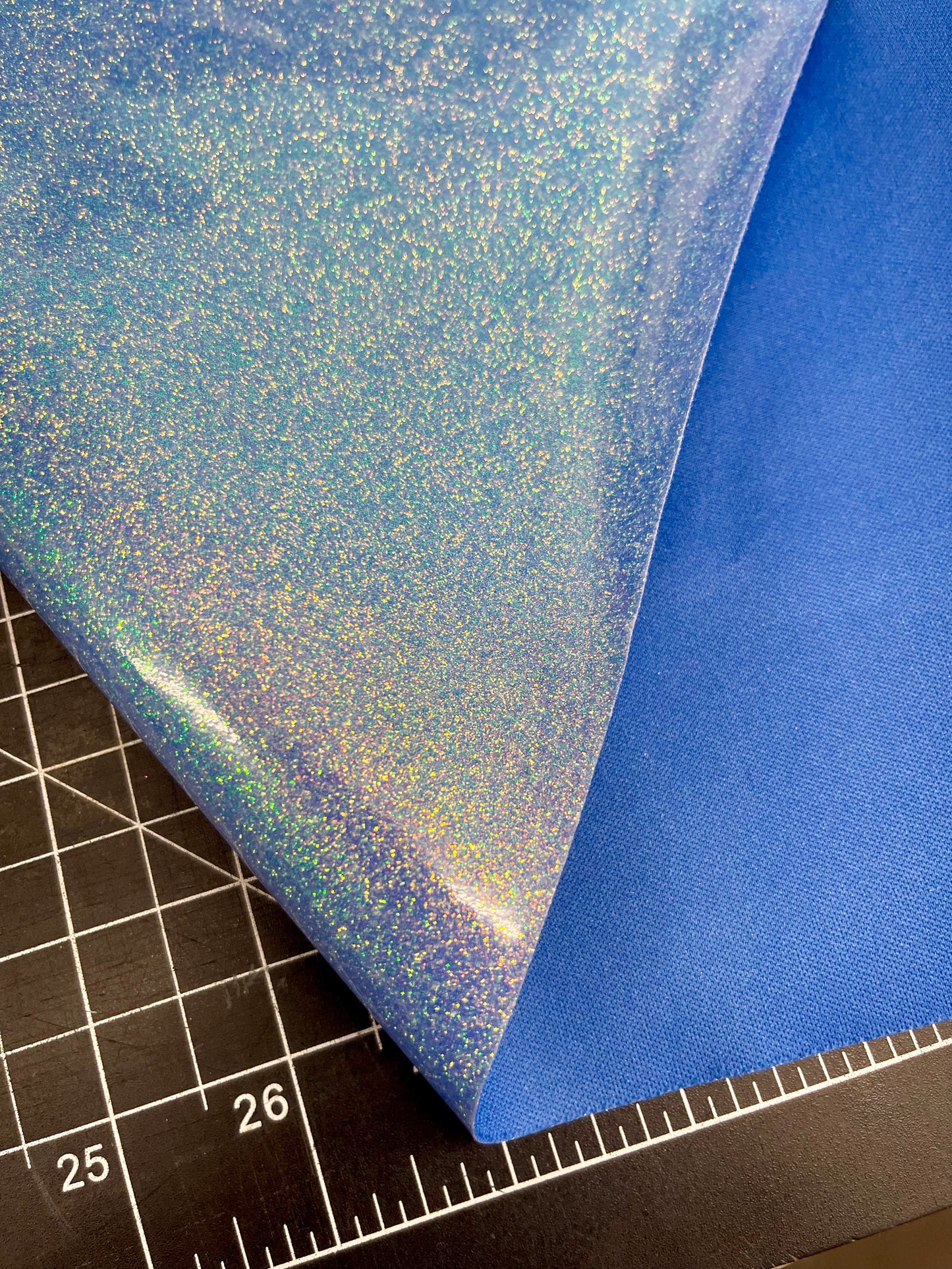 Translucent Glitter with Matching Backing - 12" Roll