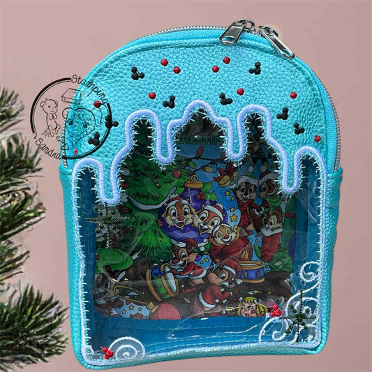 Sugarplum Window (solid with mouse ears)