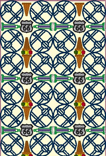 Route 66 Quilt Design