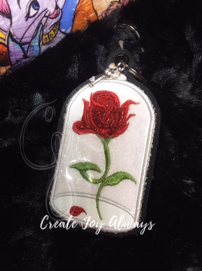 Bell Rose Jar Key fob